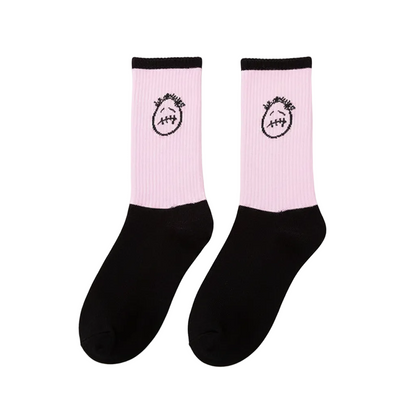 Bandana Graphic Crew Socks – Cotton Blend, Streetwear, Unisex 36-43