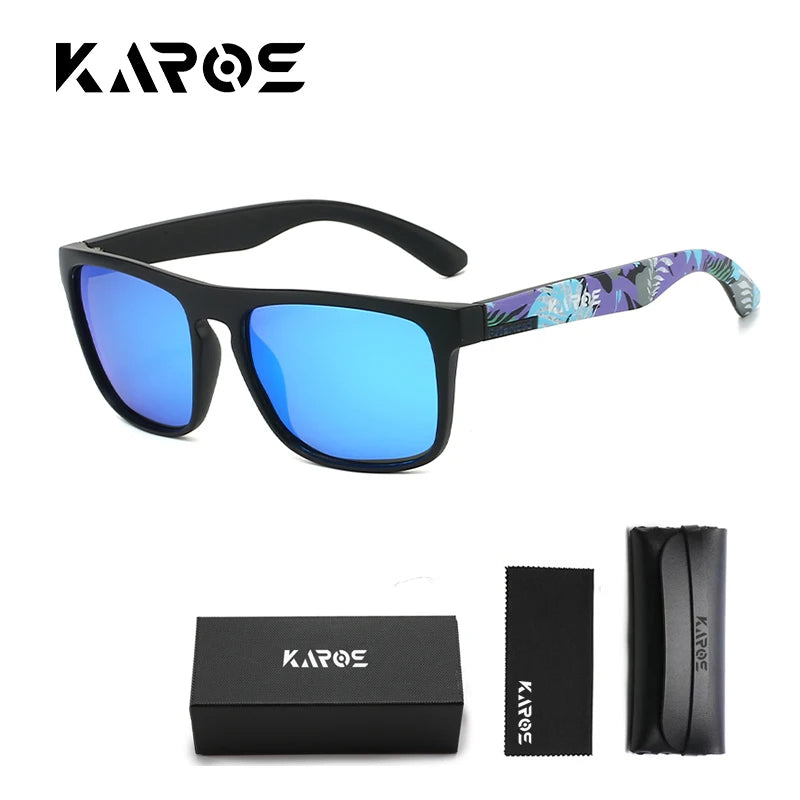 Wraparound Polarized Sport Sunglasses - UV400, TAC Lens, 63mm, Case Included, 10 Colors
