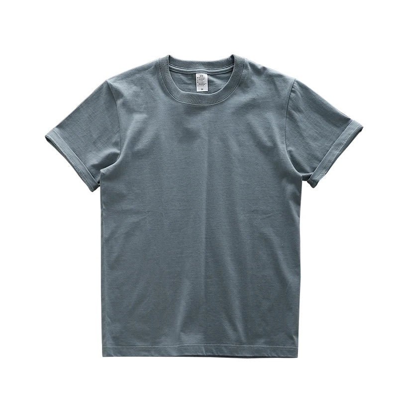 Solid Color Cotton Short Sleeve T-Shirt Top Casual T-Shirts