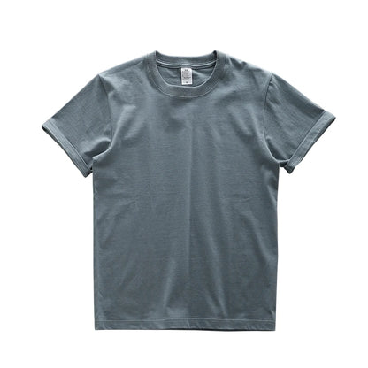 Solid Color Cotton Short Sleeve T-Shirt Top Casual T-Shirts