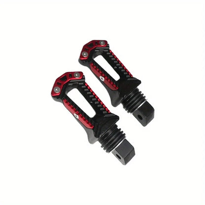Estriberas traseras de aluminio CNC para Kawasaki KLR 650 – Estriberas universales para motocicleta