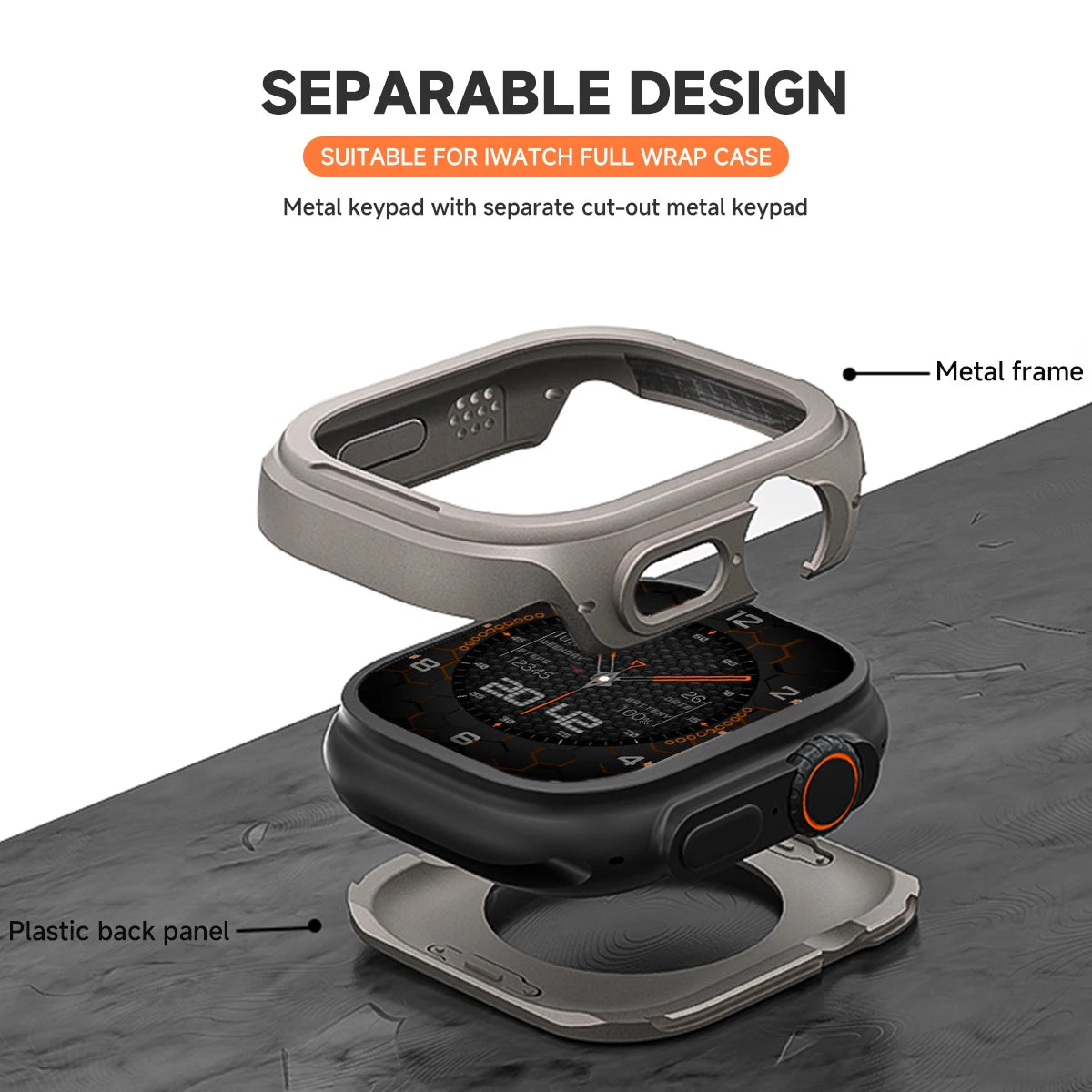 Aluminum Alloy Case for Apple Watch Ultra & Series 11-7