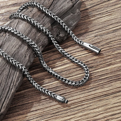 Cuban Link Chain Necklace - Stainless Steel, 6mm, 4 Lengths, Men