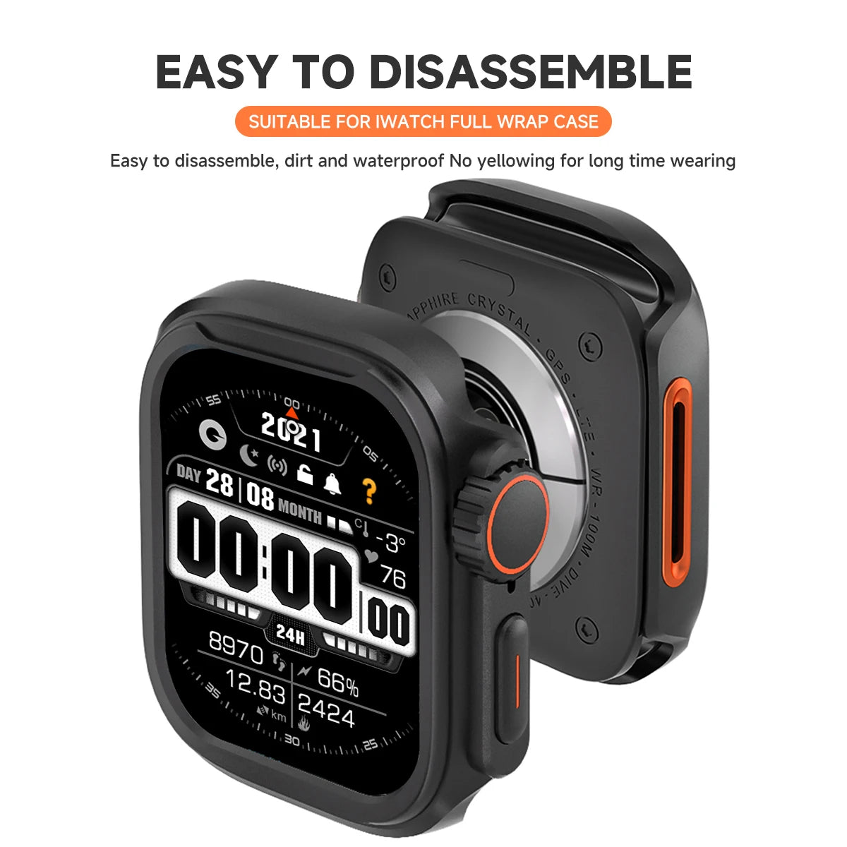 Aluminum Alloy Case for Apple Watch Ultra & Series 11-7