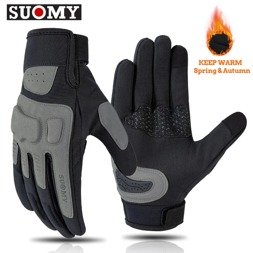 SUOMY Female Motorcycle Gloves Summer Breathable Non-slip Cycling Riding Glove Windproof Sensitive Touch Crashproof Lady Gloves deideas
