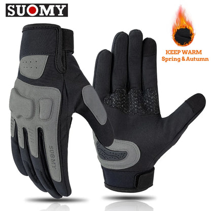 SUOMY Female Motorcycle Gloves Summer Breathable Non-slip Cycling Riding Glove Windproof Sensitive Touch Crashproof Lady Gloves deideas