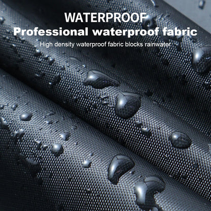 Waterproof Motorcycle Cover - 190T Silver Coated, UV & Rain Protection, Sizes M-XXXXL