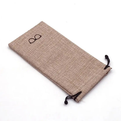 Bolsa de lino con cordón 18x9cm - Joyería y Embalaje de Regalo, 7 Colores