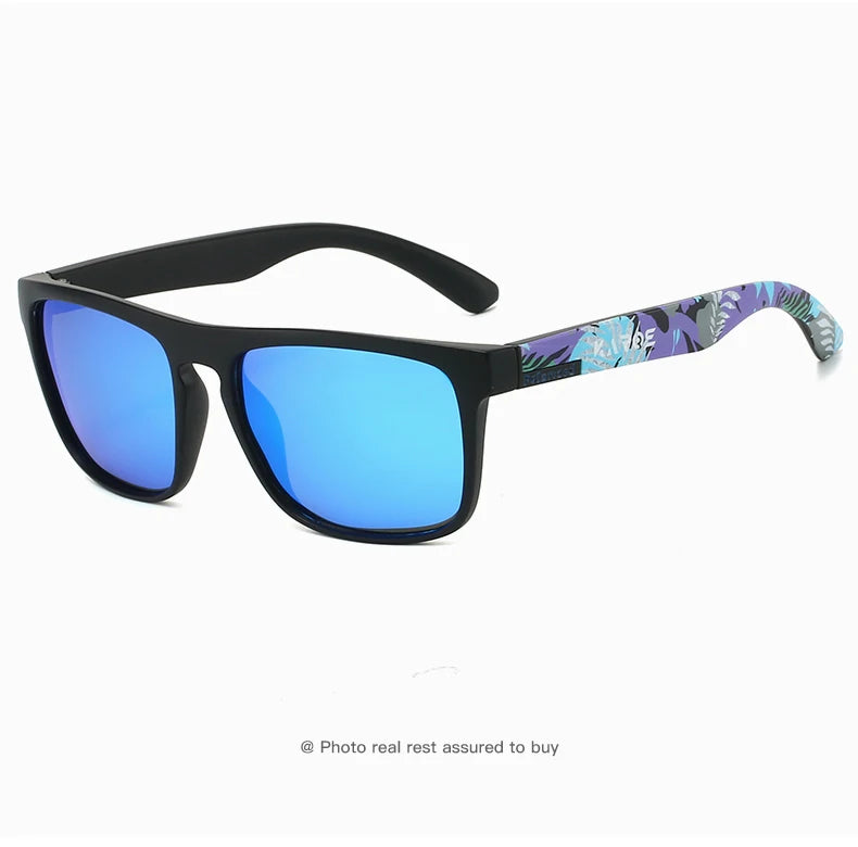 Wraparound Polarized Sport Sunglasses - UV400, TAC Lens, 63mm, Case Included, 10 Colors
