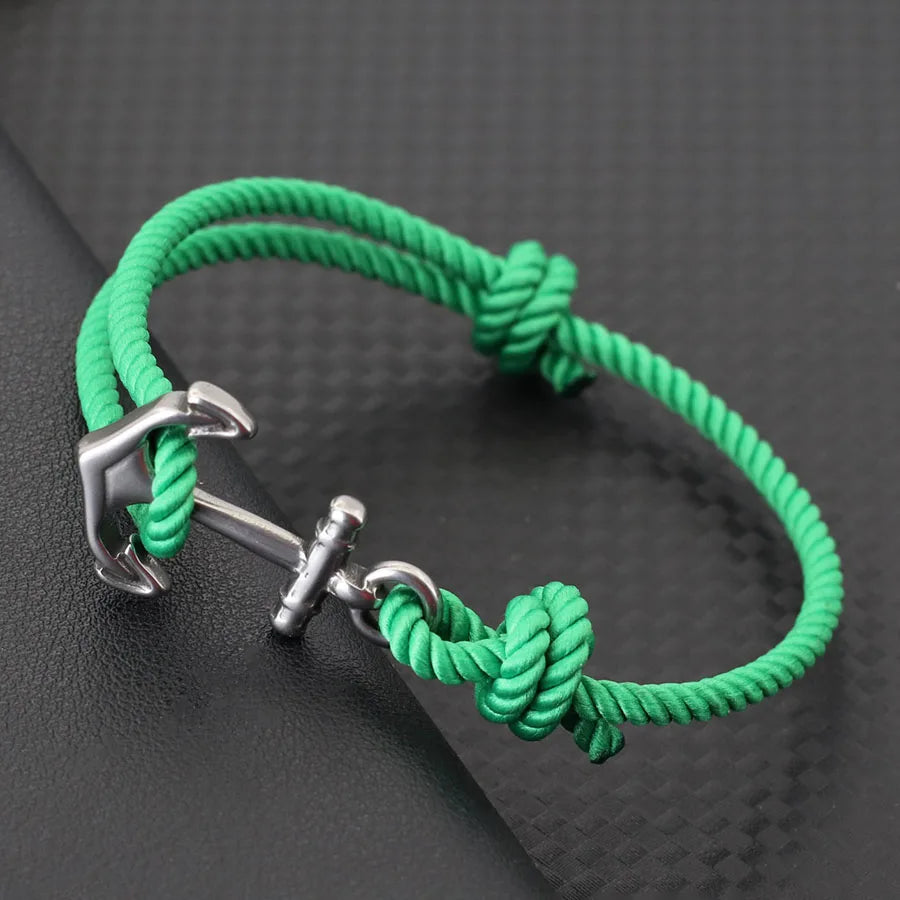 Marine Anchor Rope Bracelet – Handmade Adjustable | Beach & Surf Style