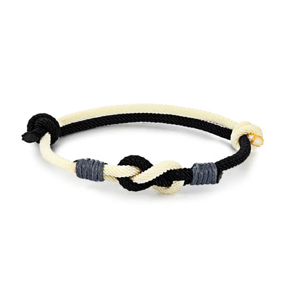 Lucky Knot Rope Bracelet - Adjustable, Unisex