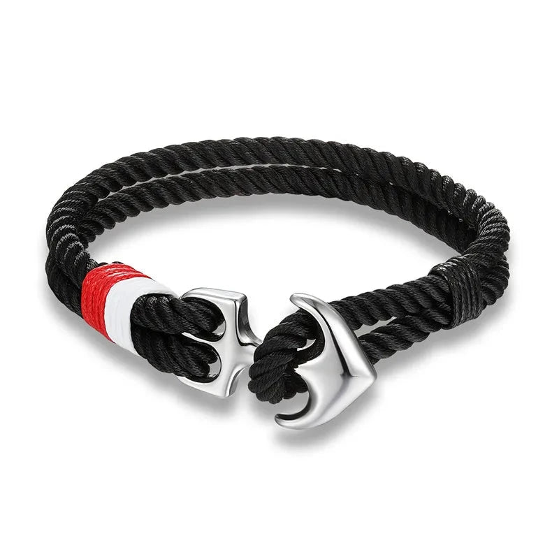 Twin Strand Anchor Bracelet  Waterproof & Sporty deideas