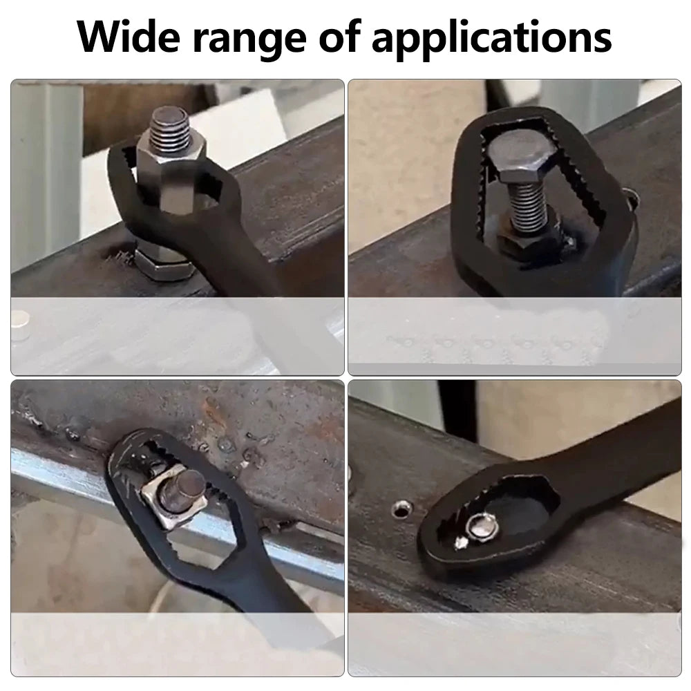 Universal Torx wrench 8-22 mm, adjustable, double head key plate