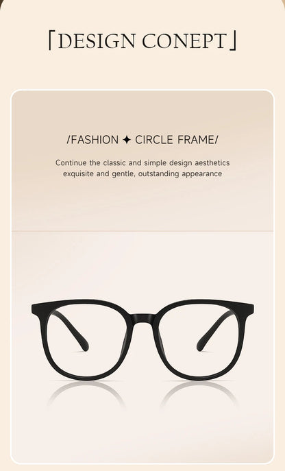 Photochromic Large Frame Sunglasses - UV400 Fashion Eyewear for Office & Outdoor