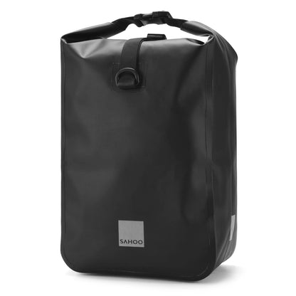 Waterproof Bike Rear Pannier Bag  10L Large Capacity with Reflective Strips