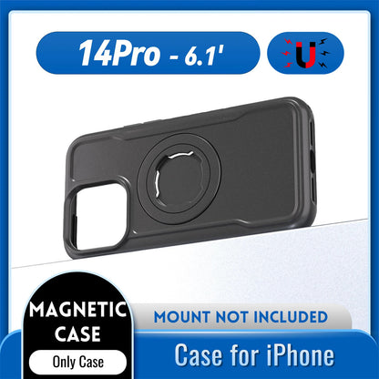 QD Bike Mount Case for iPhone 17 16 15 14 Pro Max – MagSafe Magnetic Shockproof | Cyclists & Riders