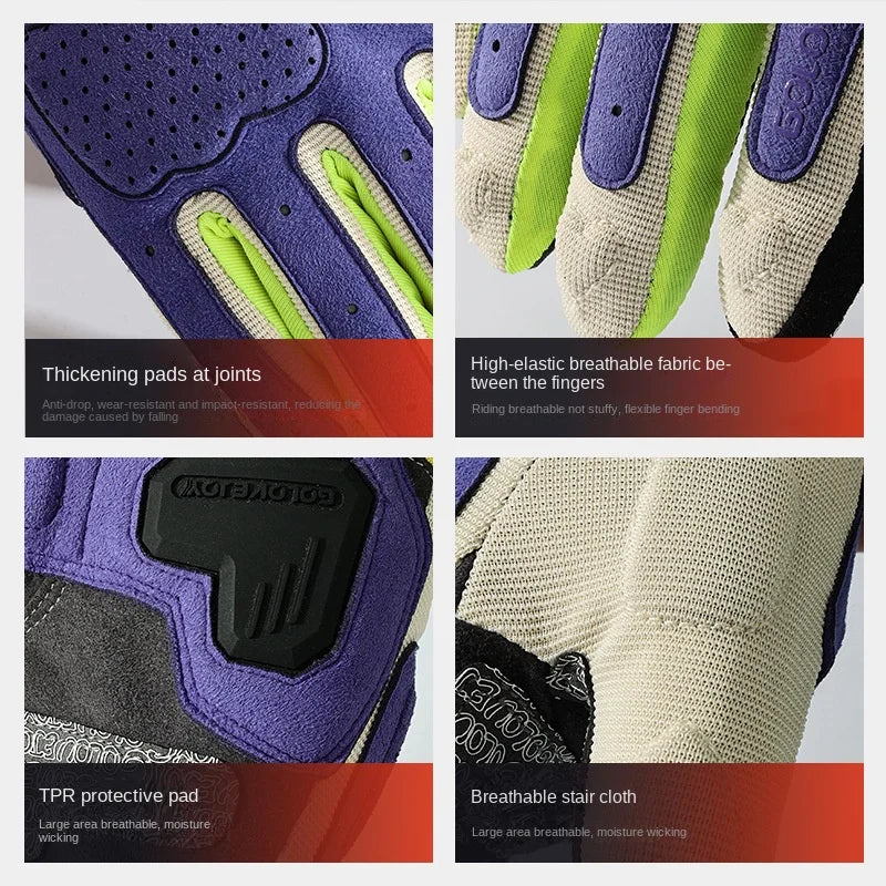 Unisex Touchscreen Full-Finger Cycling Gloves