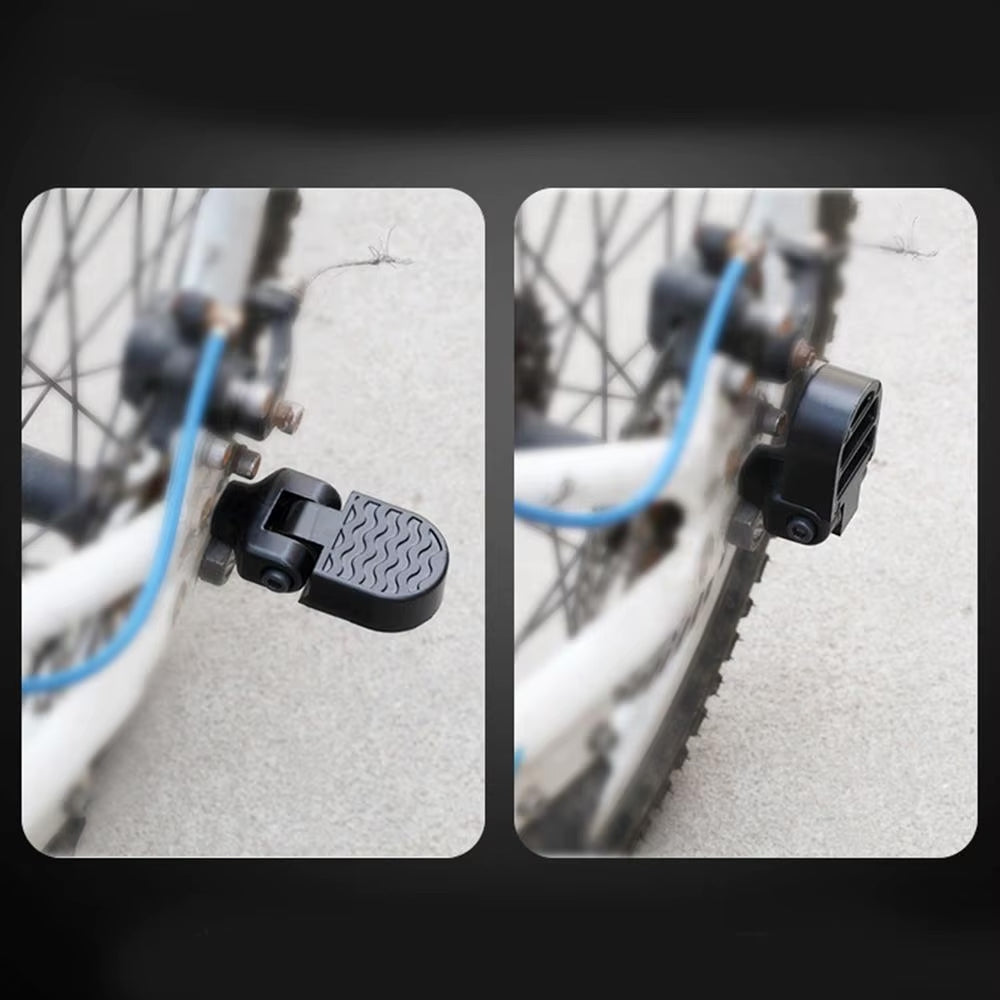 Folding rear pedals for bicycles Aluminum alloy non-slip footrests with quick release