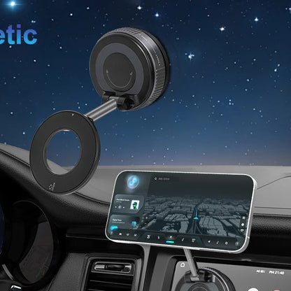 MagSafe Magnetic Phone Holder 360° Suction Mount for Car, Gym & Home