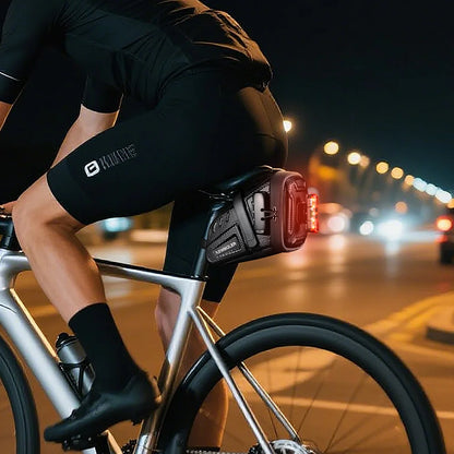 Bike Saddle Bag with Password Lock  Waterproof & Reflective Tool Pouch