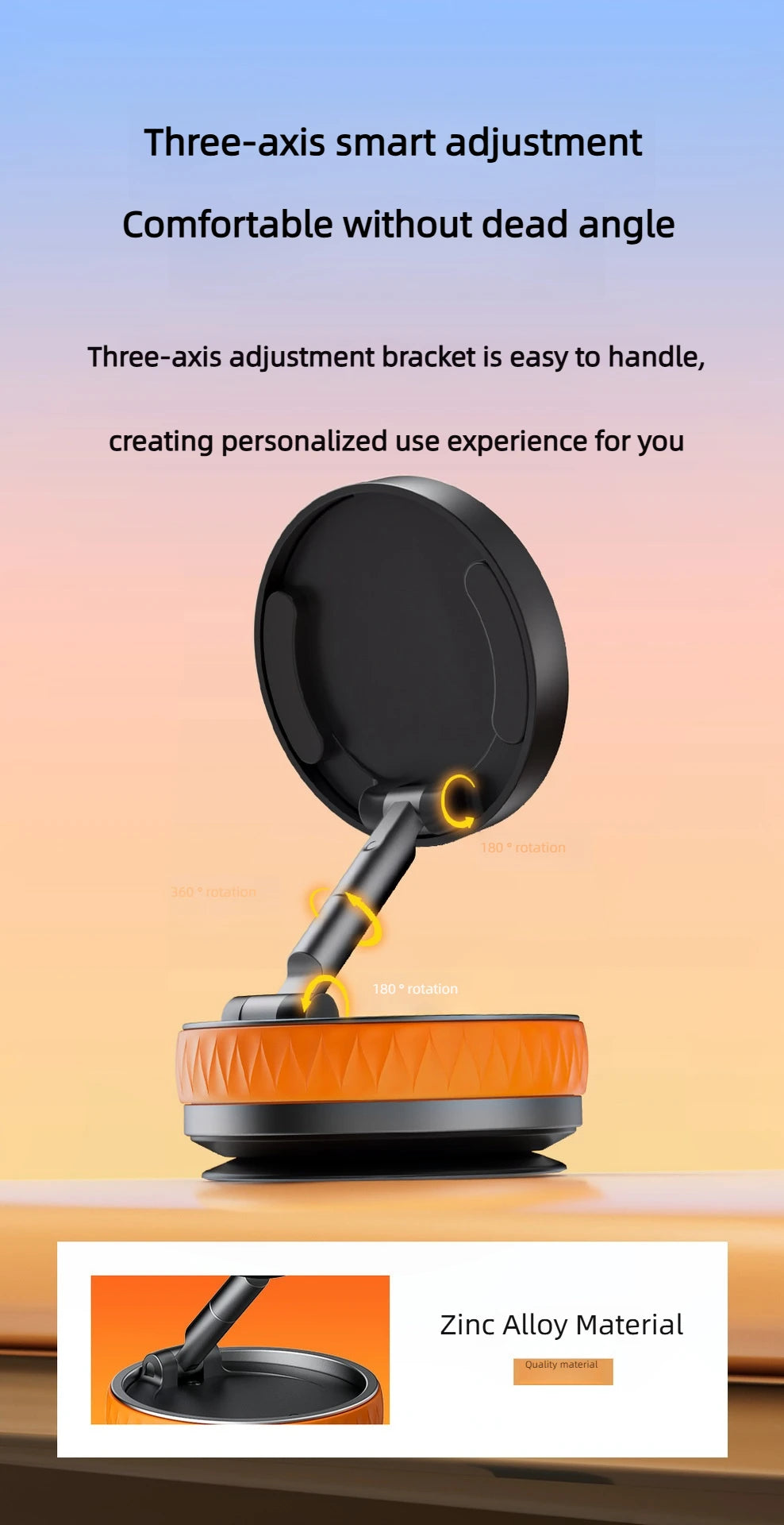 MagSafe Car Phone Holder 360° - Universal Mount for iPhone 17/16/15/14