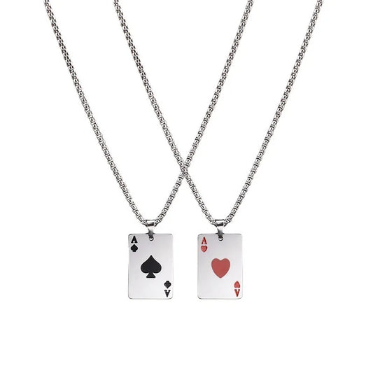 AceChain Lucky Ace Pendant Necklace for You