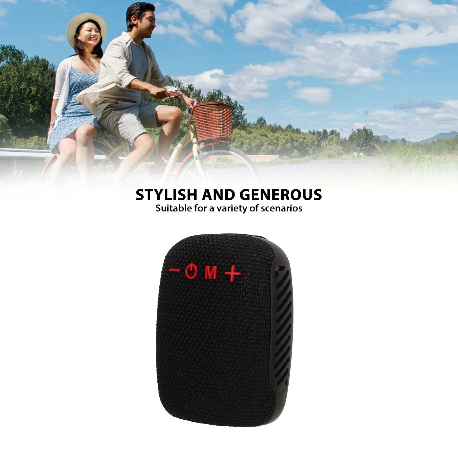Portable Speaker Cycling Bluetooth Speaker Waterproof Support Memory Card Radio Portable Wireless Speaker with Bike Bracket deideas