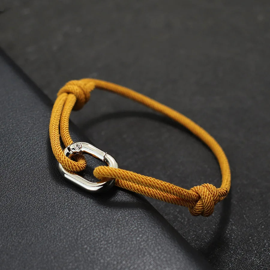 Minimalist Men Rope Bracelet Handmade Sliding Adjustable 3mm Thin String Braslet LGBT Braclet Leisure Accessories Camping Joias deideas