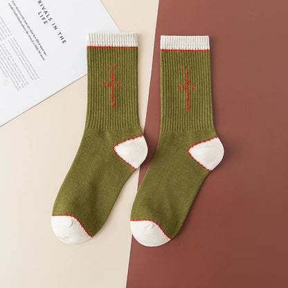 Cactus Jack White Crew Socks - Bandana Design Streetwear Cotton Blend | Men's EUR 36-43