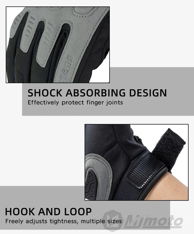 SUOMY Female Motorcycle Gloves Summer Breathable Non-slip Cycling Riding Glove Windproof Sensitive Touch Crashproof Lady Gloves deideas