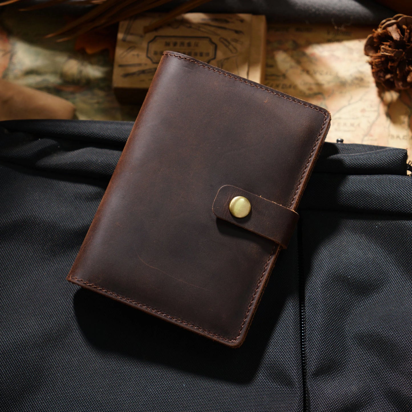 VoyagePact Leather Passport Holder & Travel Organizer