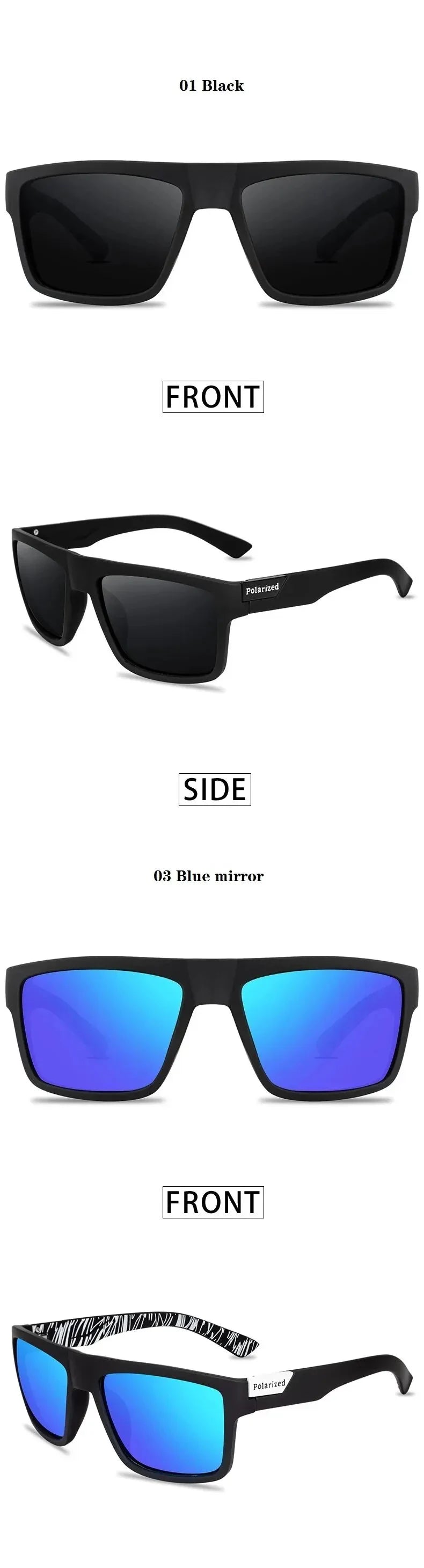 Polarized Sunglasses UV400 - Sport Wraparound, Anti-Glare, Unisex, 7 Colors