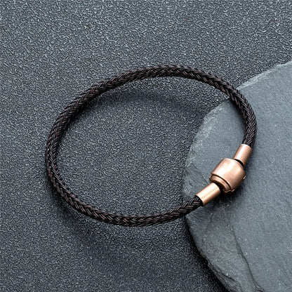 Precision Steel Cable Bracelet - Engineered Minimalist Wearable for Tech Enthusiasts
