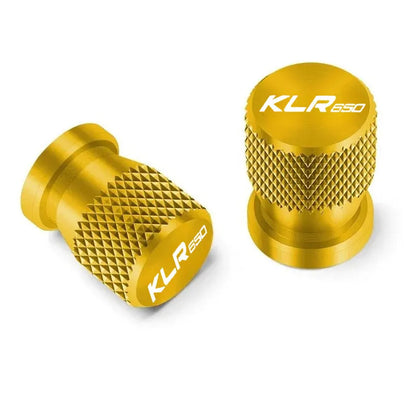 Tapones de válvula de neumático de aluminio CNC para Kawasaki KLR 650 – KLX300 KLX230 KLX140