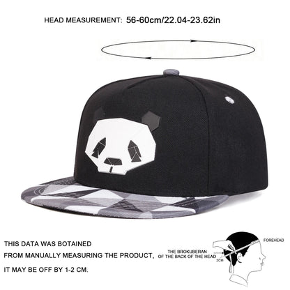 Panda Offset Printing Hip-Hop Baseball Cap - Casual Adjustable Hat