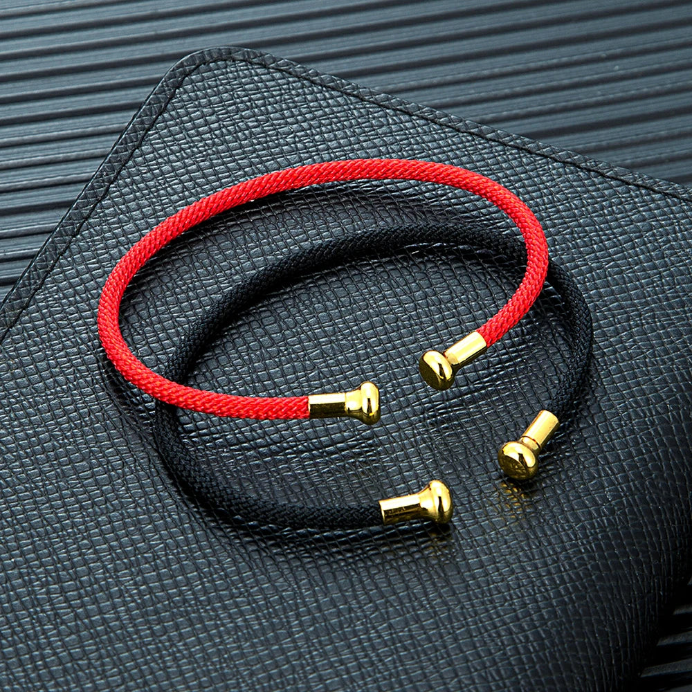 Brazalete de cobre chapado en oro - Abierto, 58-60 mm