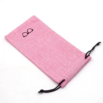 Bolsa de lino con cordón 18x9cm - Joyería y Embalaje de Regalo, 7 Colores