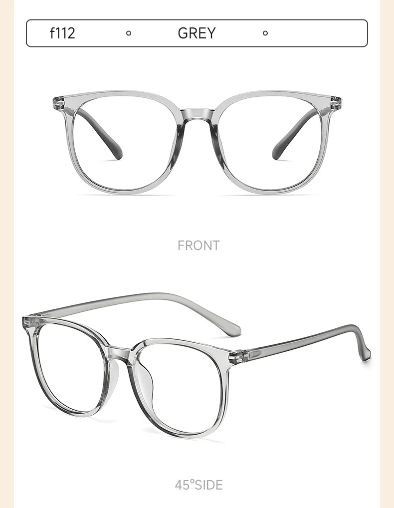 Photochromic Large Frame Sunglasses - UV400 Fashion Eyewear for Office & Outdoor