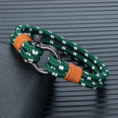 Classic Navy Rope Bracelet  Minimalist Unisex Jewelry Gift