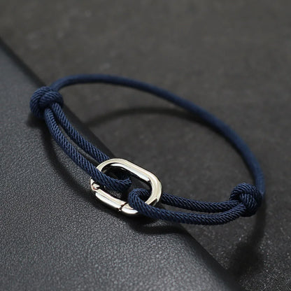 Minimalist Men Rope Bracelet Handmade Sliding Adjustable 3mm Thin String Braslet LGBT Braclet Leisure Accessories Camping Joias deideas