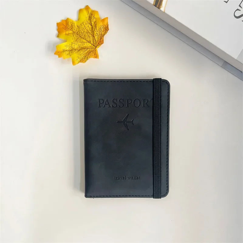 Passport & Travel Wallet VintageShield RFID Holder