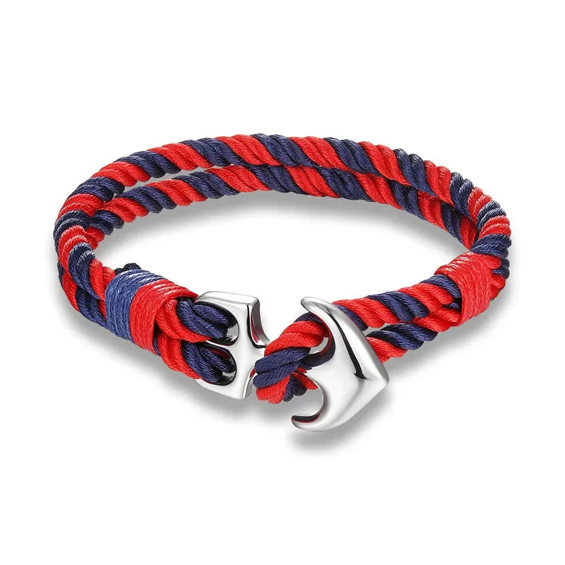 Twin Strand Anchor Bracelet  Waterproof & Sporty deideas