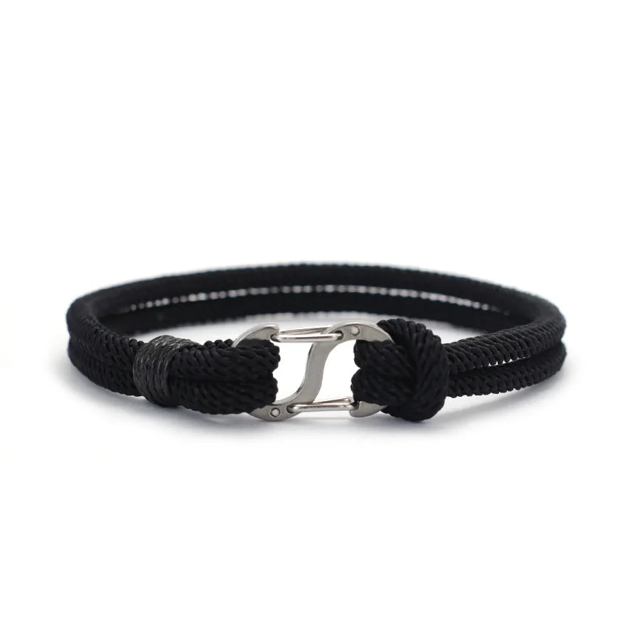 Fashion Rope Bracelet Men 6 Colors S Buckle Outdoor Survival Rescue Braslet Leisure Versatile Accessories Pulseria Hombre Joias deideas