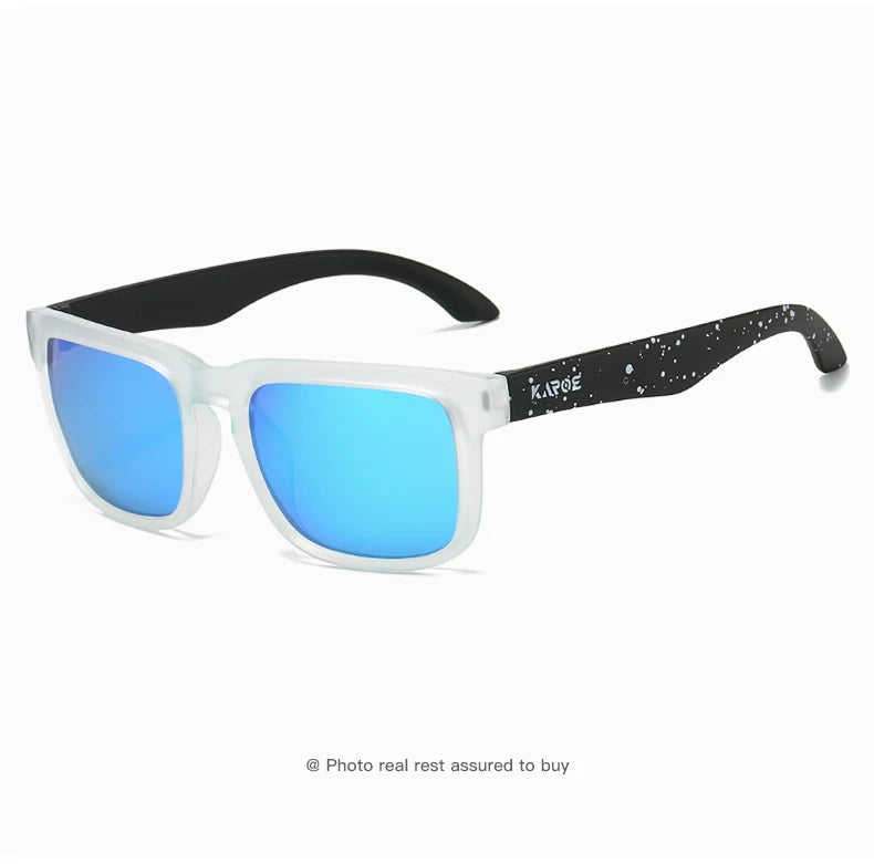 Gafas de sol deportivas envolventes - Polarizadas UV400, lente TAC, 63,5mm, 6 colores