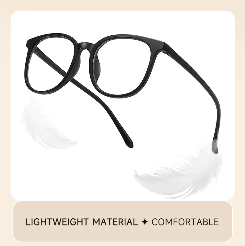 Photochromic Large Frame Sunglasses - UV400 Fashion Eyewear for Office & Outdoor