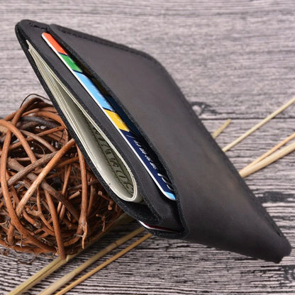 VaultSlim — Genuine Leather Card Holder with RFID Shield