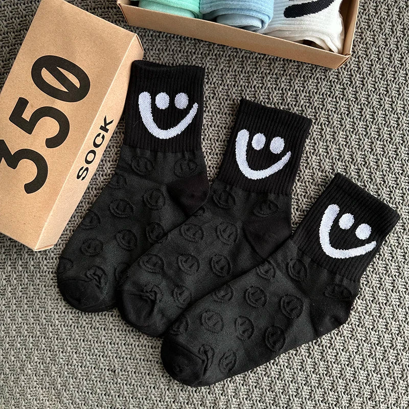Cute Socks 3-Pair Gift Box Set – Korean Style | Unisex