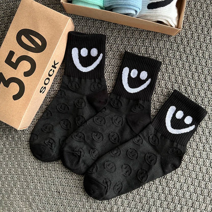 Cute Socks 3-Pair Gift Box Set – Korean Style | Unisex