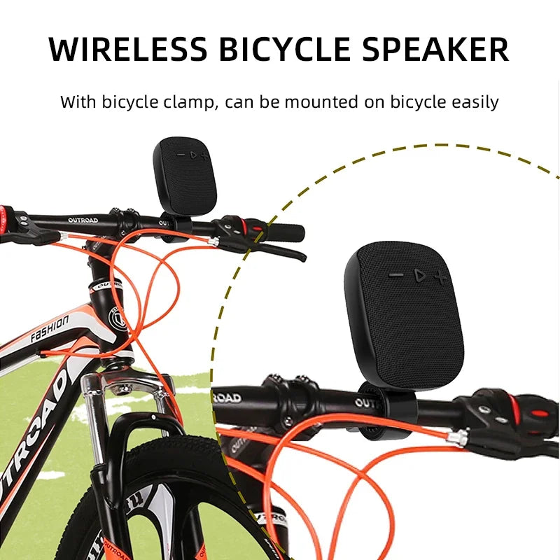 Speaker Waterproof Shockproof Outdoor Backpack Bike