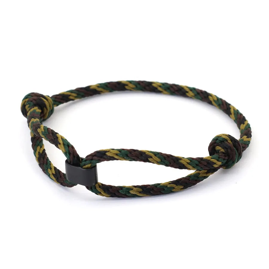 6 Colors Handmade Ethnic Rope Bracelet For Men Women Adjustable Outdoor Sports Motorcycle Accessories Homme Pulsera Cuerda Joias deideas